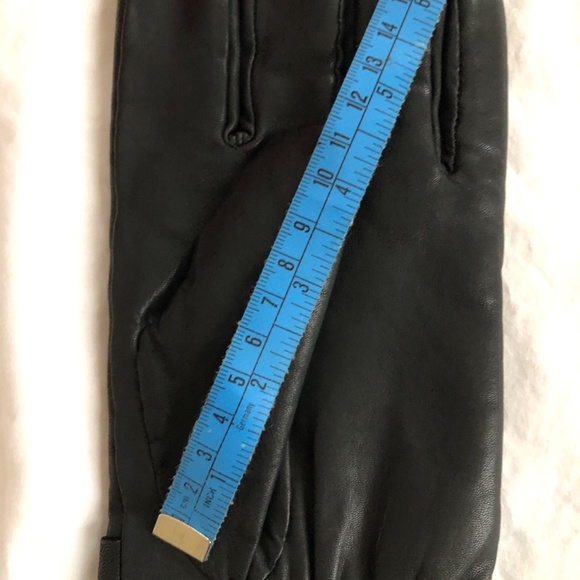 Men's Black Leather Gloves - NWOT - Picture 9 of 11
